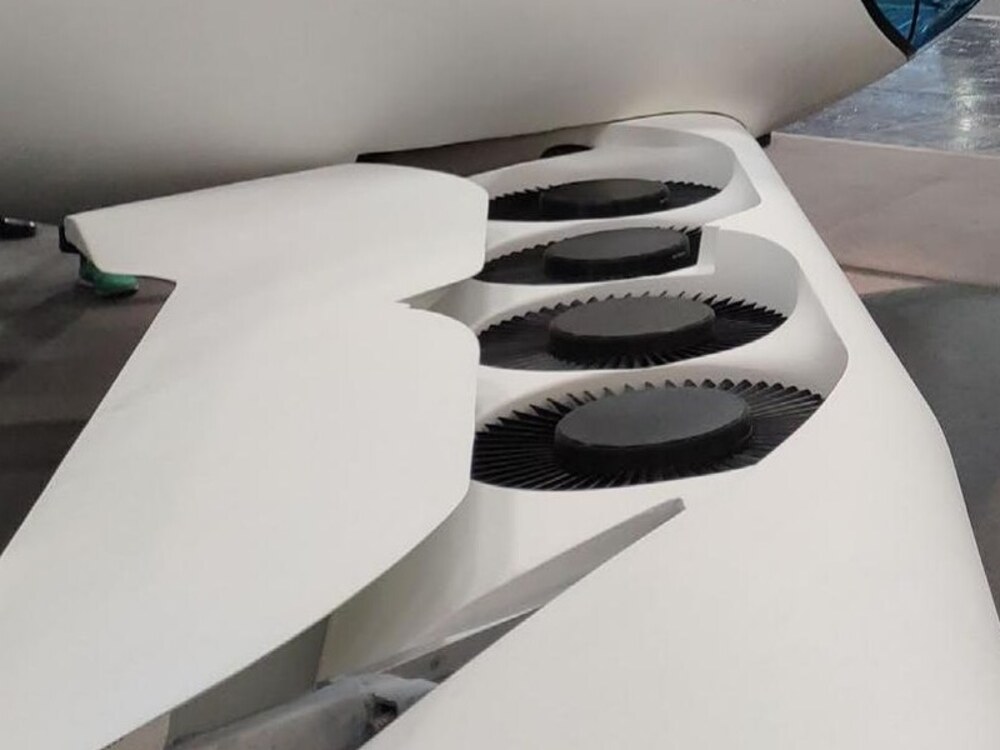 Origin ducted-fan wing and flap mechanism at IAA Mobility 2021
